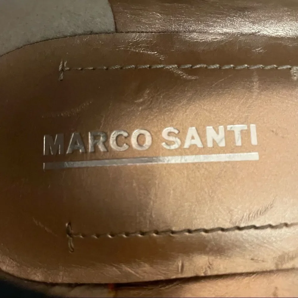 Marco Santi Verona Snakeskin Wedges Size 9.5